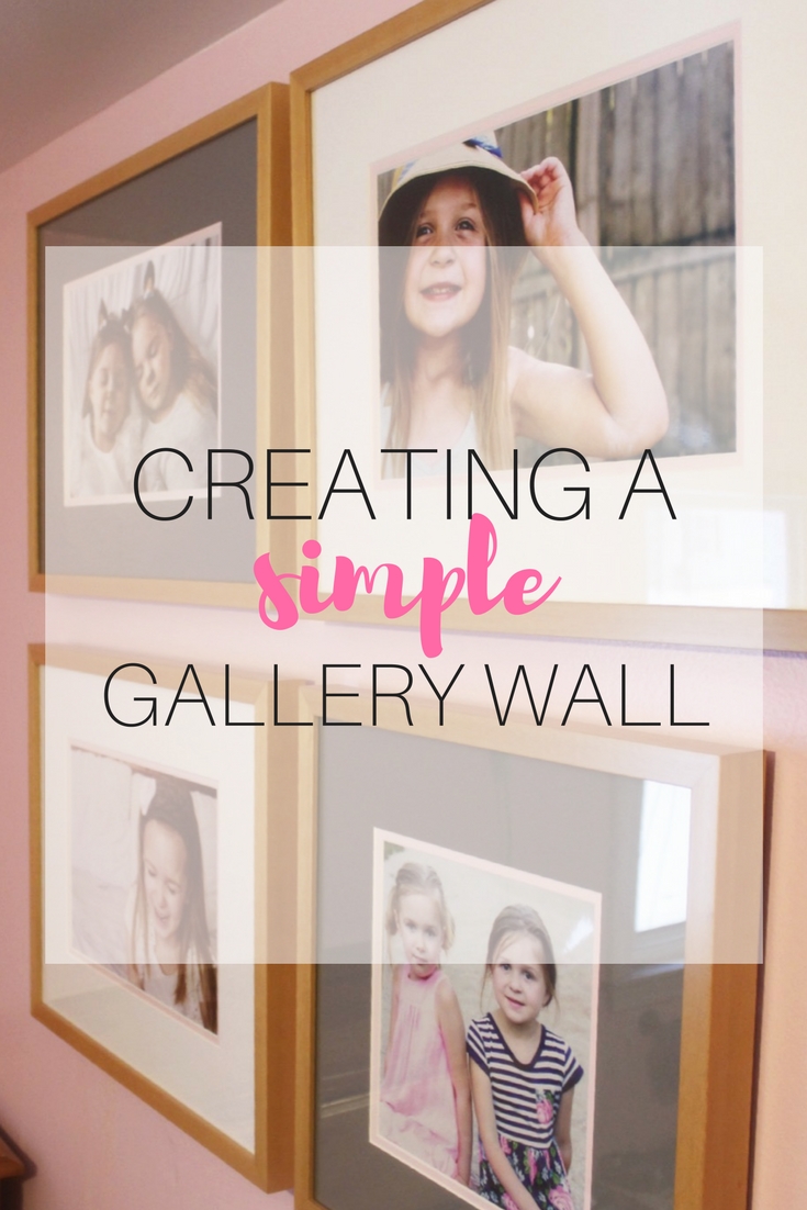 Creating a Simple Gallery Wall - Blissfully Insane